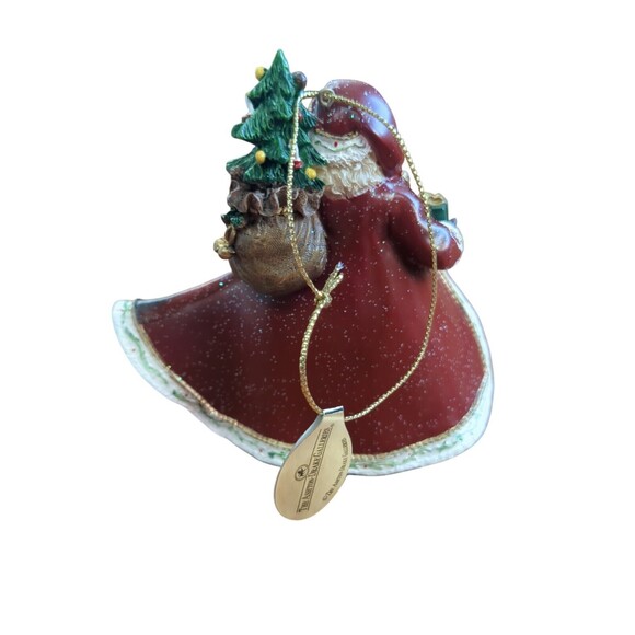 Thomas Kinkade-Ashton Drake 3 Old World Santa Ornaments. Stick Is Loose. 4" Tall - Picture 9 of 12
